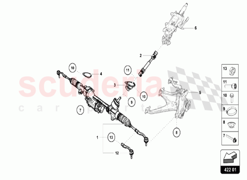 Part Diagram for Lamborghini 4S2419753B