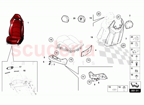Part Diagram for Lamborghini 470959245