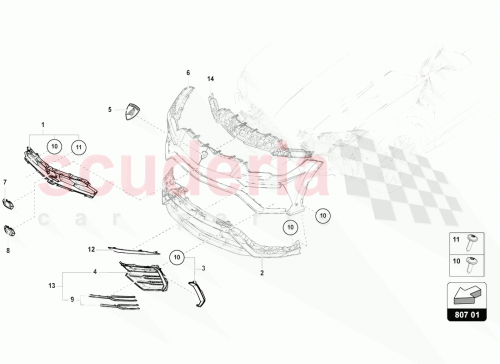 Part Diagram for Lamborghini 4ML8076393FZ