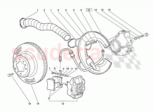 Part Diagram for Lamborghini 003126969