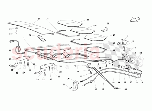 Part Diagram for Lamborghini 418827151