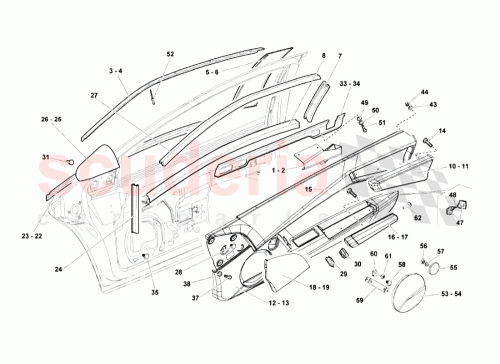 Part Diagram for Lamborghini 410837839A