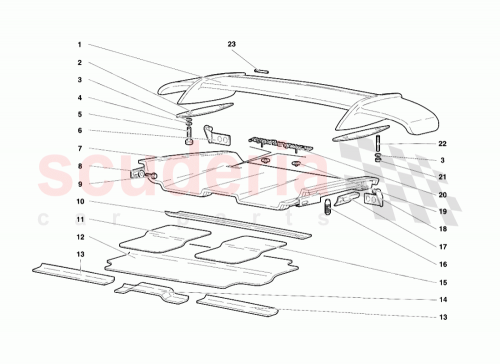 Part Diagram for Lamborghini 004132636
