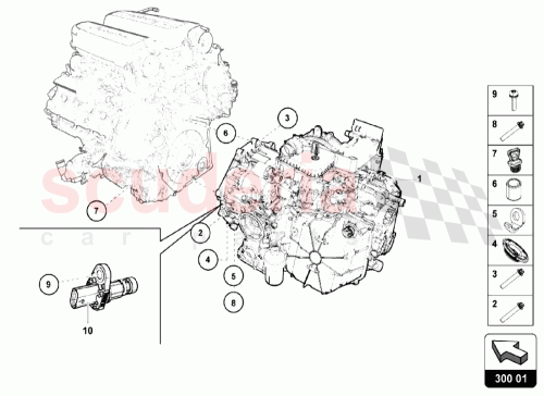 Part Diagram for Lamborghini 0BZ300041E001