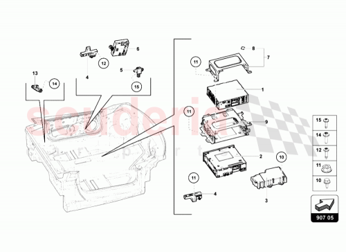 Part Diagram for Lamborghini 471035313A