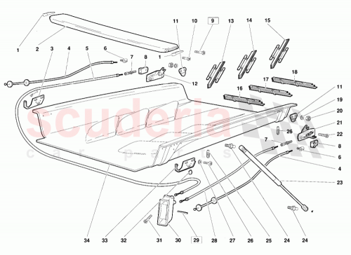 Part Diagram for Lamborghini 008580802