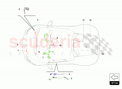 Part Diagram for Lamborghini 4T1971035A