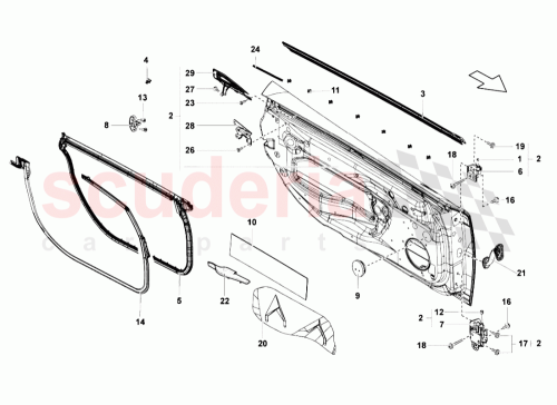 Part Diagram for Lamborghini 407837901