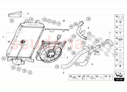 Part Diagram for Lamborghini 470121253F