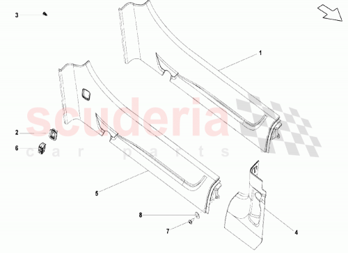 Part Diagram for Lamborghini 402854904J