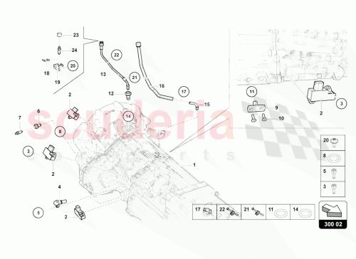 Part Diagram for Lamborghini 0CE615273