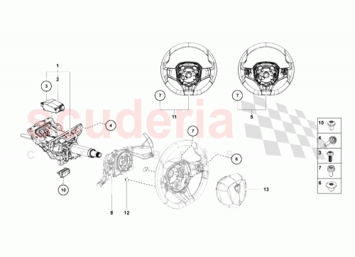 Part Diagram for Lamborghini 470419091E