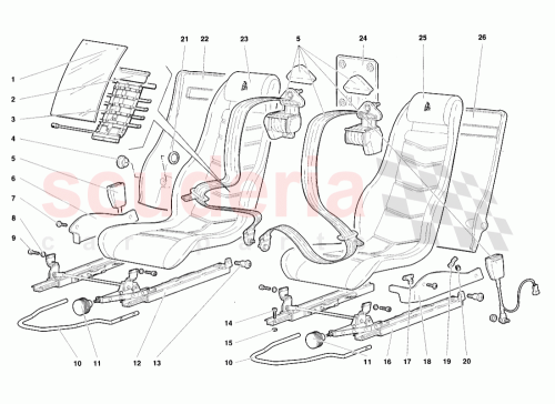 Part Diagram for Lamborghini 009435123