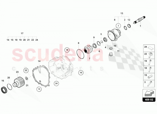 Part Diagram for Lamborghini 0BK409345