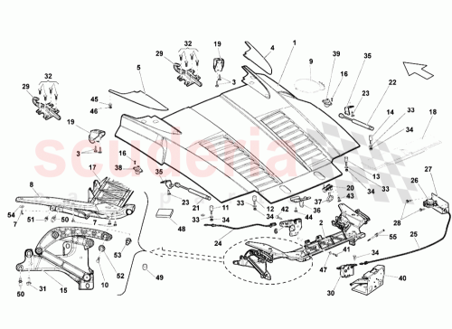 Part Diagram for Lamborghini 400861982A