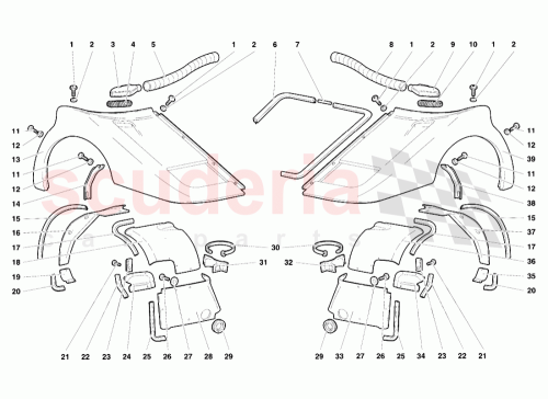 Part Diagram for Lamborghini 009911400