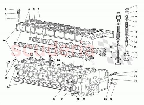 Part Diagram for Lamborghini 001236473