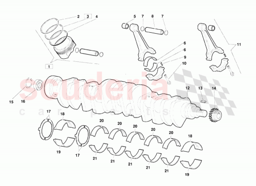 Part Diagram for Lamborghini 001429984