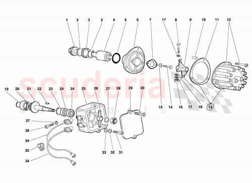 Part Diagram for Lamborghini 008100506