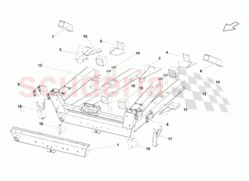 Part Diagram for Lamborghini 400805601A