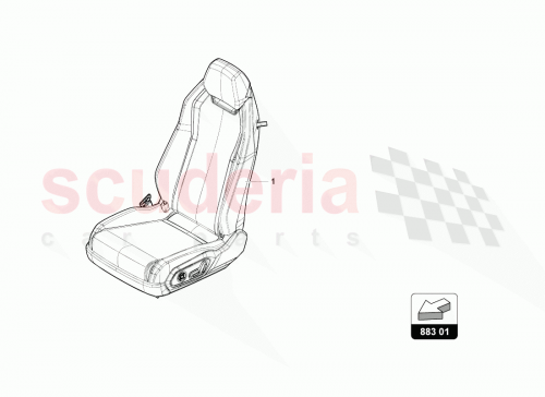 Part Diagram for Lamborghini 4ML885004