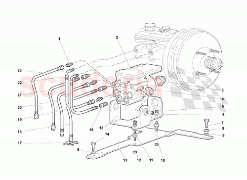 Part Diagram for Lamborghini 008700811