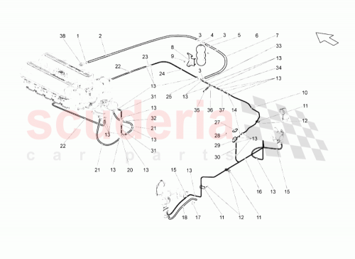 Part Diagram for Lamborghini 400906217A