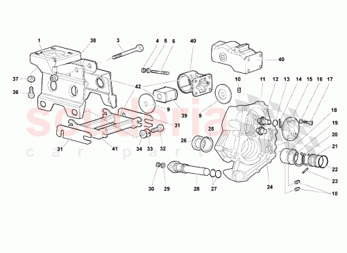 Part Diagram for Lamborghini 086399213B