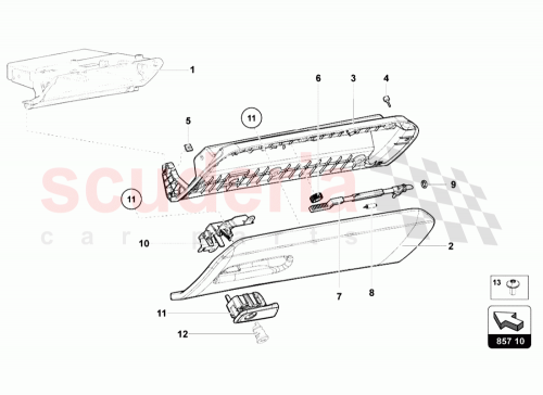 Part Diagram for Lamborghini 470858395