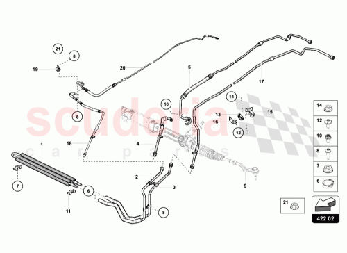 Part Diagram for Lamborghini 470422857F