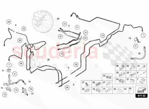 Part Diagram for Lamborghini 4G0611797