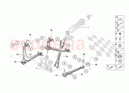 Part Diagram for Lamborghini 470505324D