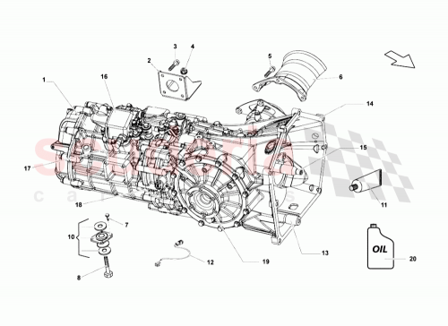 Part Diagram for Lamborghini 086300046N
