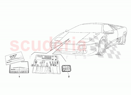 Part Diagram for Lamborghini 901327101