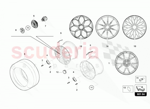 Part Diagram for Lamborghini 470601017BL