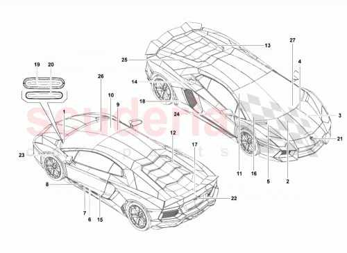 Part Diagram for Lamborghini 470010546D