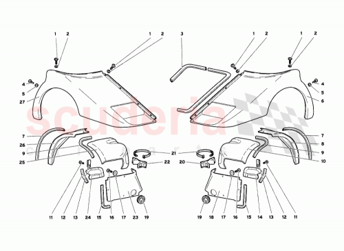 Part Diagram for Lamborghini 0066007429