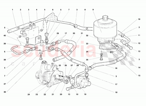 Part Diagram for Lamborghini 004034582