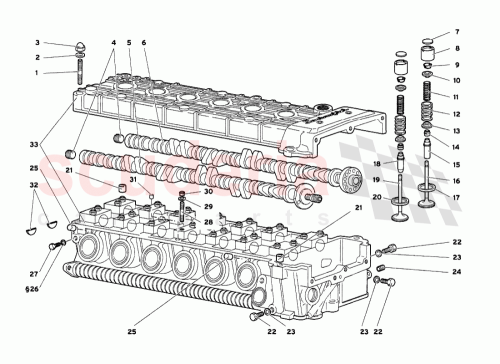 Part Diagram for Lamborghini 008850302