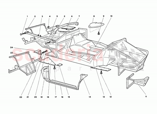 Part Diagram for Lamborghini 0068006652