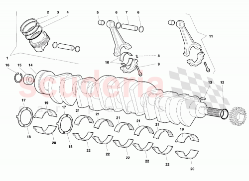 Part Diagram for Lamborghini 423400200