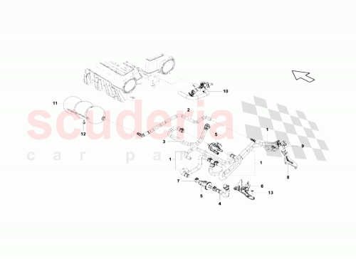 Part Diagram for Lamborghini 07L133240H