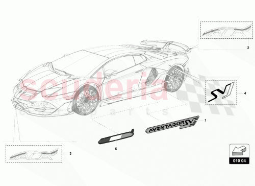 Part Diagram for Lamborghini 470854499F