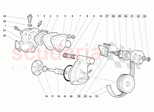 Part Diagram for Lamborghini 001729615