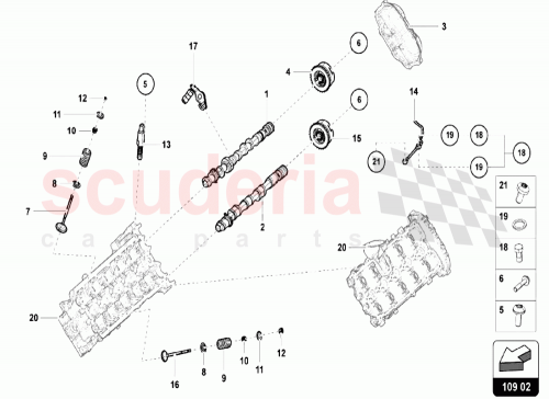 Part Diagram for Lamborghini 036109651A