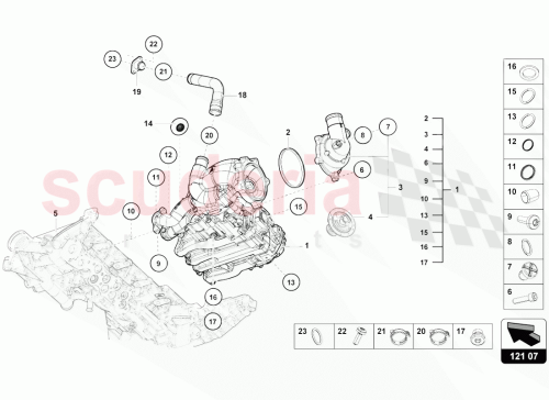 Part Diagram for Lamborghini 079121115BE