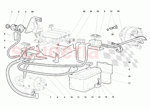 Part Diagram for Lamborghini 005937037