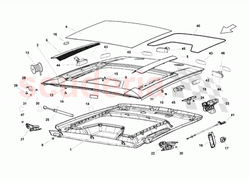 Part Diagram for Lamborghini 400845235A