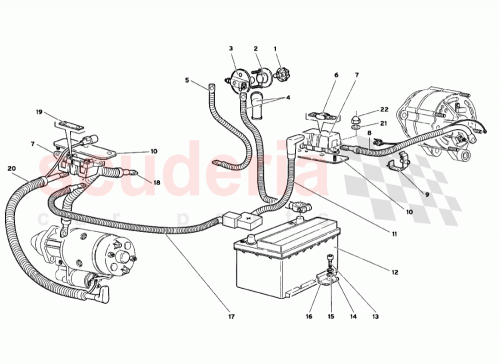 Part Diagram for Lamborghini 006137478