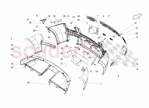 Part Diagram for Lamborghini 400807698